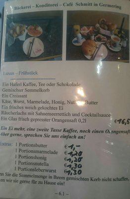 Menu photo 2 Bäckerei Schmitt Germering, BY