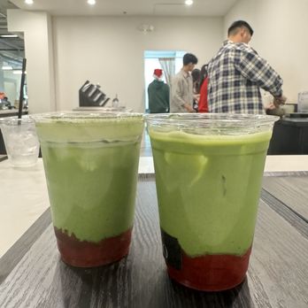 Damo - strawberry matcha latte (i got a regular matcha latte lol) - Coffee & Tea Near Me - Los Angeles, California Damo - strawberry matcha latte (i got a regular matcha latte lol) - Coffee & Tea Near Me - Los Angeles, California