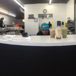 Boba Bistro - Joey, lavender milk tea, brown sugar milk tea&& green tea matcha!