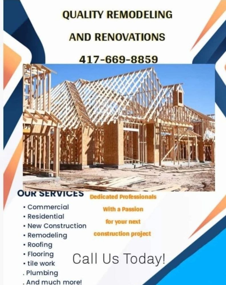 Slide of Quality Remodeling and Renovations