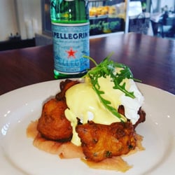 Mylk and Honey - Corn fritters. Image source: Mylk & Honey