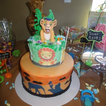 The Blooming Bakery - Jungle themed baby shower cake by Blooming Bakery - Bakeries Near Me