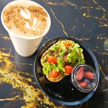 Adee's Coffee Roasters - Chai tea and avocado toast - Cocktail Bars Near Me - Baltimore, Maryland