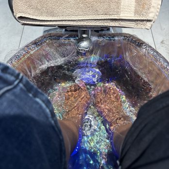 Lacquer Nails & Spa Scottsdale - Relaxing spa pedicure by Rachael and husband had his by Lee! - Nail Salons Near Me - Scottsdale, Arizona