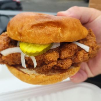 Honeys Chicken - Hot Honey Chicken Sandwich. Look at those crispies! - Chicken Shop Near Me - Thomaston, Maine Honeys Chicken - Hot Honey Chicken Sandwich. Look at those crispies! - Chicken Shop Near Me - Thomaston, Maine