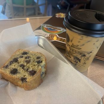 Coffee Religion - Lemon blueberry loaf and iced latte - Breakfast & Brunch Near Me - Las Vegas, Nevada Coffee Religion - Lemon blueberry loaf and iced latte - Breakfast & Brunch Near Me - Las Vegas, Nevada