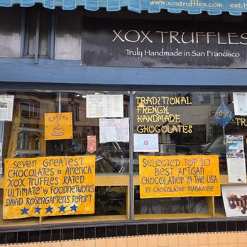 XOX Truffles - Exterior of store - Chocolatiers & Shops Near Me - San Francisco, California XOX Truffles - Exterior of store - Chocolatiers & Shops Near Me - San Francisco, California