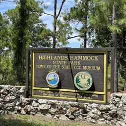 Highlands Hammock State Park - Highlands Hammock State Park entrance