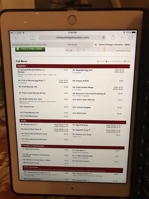 Menu photo 3 China Cottage Houston, TX Menu photo 3 China Cottage Houston, TX