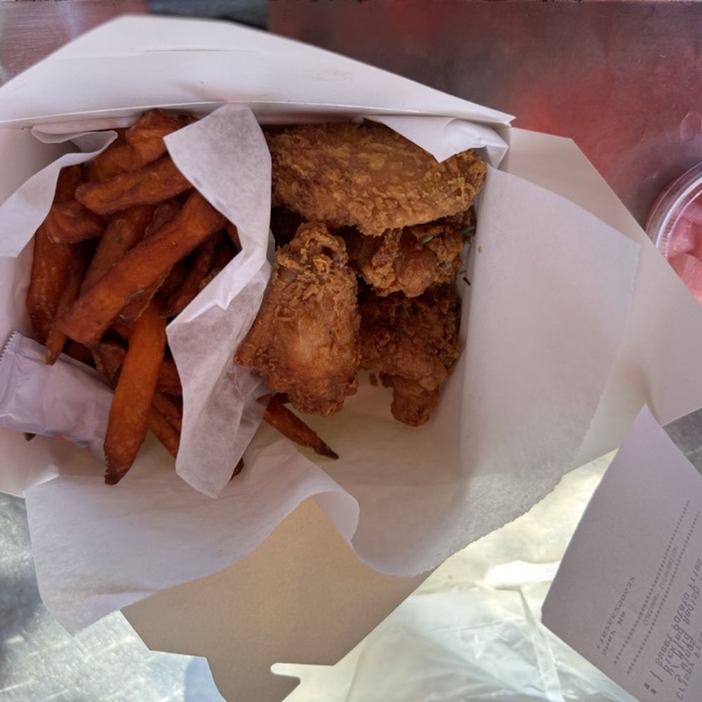 lunch combo sweet potato and wings lunch combo sweet potato and wings