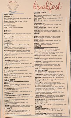 Menu photo 2 Angel’s Pancake Cafe Morton Grove, IL