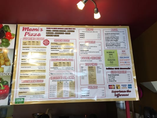 Menu photo 1 Mami's Pizza Osoyoos, BC