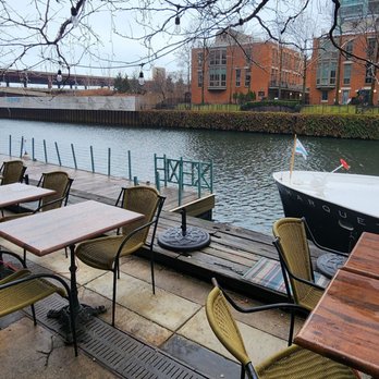 Pinched on the River - Beautiful patio on the water. - Mediterranean Near Me - Chicago, Illinois Pinched on the River - Beautiful patio on the water. - Mediterranean Near Me - Chicago, Illinois