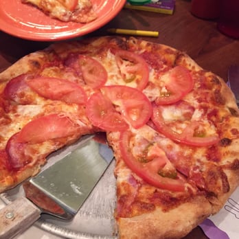 Northern Lights Pizzeria - Ham and Tomato pizza. This is a small. Mmmmmm!!!!!! - Pizza Near Me - Skagway, Alaska Northern Lights Pizzeria - Ham and Tomato pizza. This is a small. Mmmmmm!!!!!! - Pizza Near Me - Skagway, Alaska