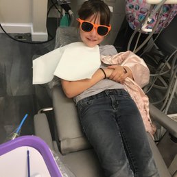 Our youngest....actually SMILING (insteading of crying) at the dentist! Thank you Dr. Patterson! Our youngest....actually SMILING (insteading of crying) at the dentist! Thank you Dr. Patterson!