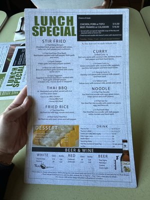 Menu photo 7 Thai Grata San Jose, CA