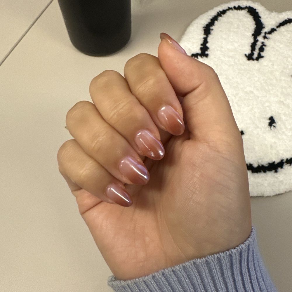 Hana Nail - Ombré with chrome - Nail Salons Near Me - Los Angeles, California Hana Nail - Ombré with chrome - Nail Salons Near Me - Los Angeles, California