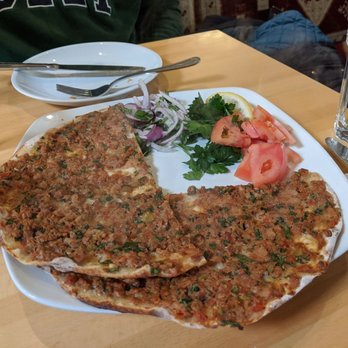 Truva Cafe and Grill - Steamy lamachun - Mediterranean Near Me - Astoria, New York