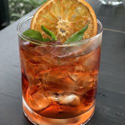 Babela's - Classic Negroni. The orange was specially made at the restaurant. I would pay them for bag of these goodies.