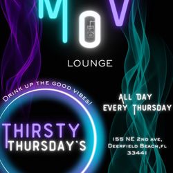 Thirsty Thursday. All You Can Drink. Every Thursday