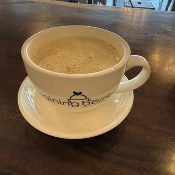 Raining Berries - Masala Chai Latte - 12 oz, with soy milk - Coffee & Tea Near Me - Tampa, Florida