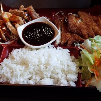 Sushi.Com - bento w/ chicken teriyaki and tonkatsu - Sushi Bars Near Me - Spokane, Washington Sushi.Com - bento w/ chicken teriyaki and tonkatsu - Sushi Bars Near Me - Spokane, Washington