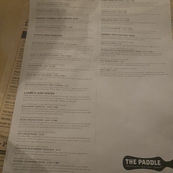 St. Augustine's - the menu for the paddle - Pubs Near Me - Vancouver, British Columbia St. Augustine's - the menu for the paddle - Pubs Near Me - Vancouver, British Columbia