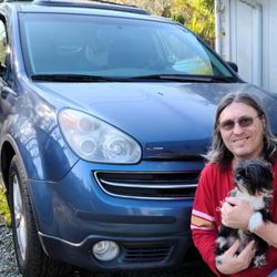 Mike's Auto Repair - Scruff, the Tribeca and me.