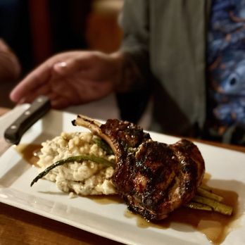 Freemason Abbey Restaurant - Grilled Stuffed Pork Chop - New American Near Me - Norfolk, Virginia Freemason Abbey Restaurant - Grilled Stuffed Pork Chop - New American Near Me - Norfolk, Virginia