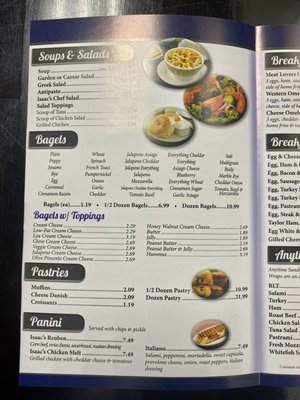 Menu photo 5 Isaac's Bagel Cafe Bloomfield, CT