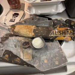 Al Shami - Chicken Shawarma Sandwich with extra shawarma