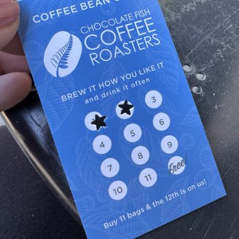 Chocolate Fish Coffee Roasters - Coffee bean card - Coffee & Tea Near Me - Sacramento, California Chocolate Fish Coffee Roasters - Coffee bean card - Coffee & Tea Near Me - Sacramento, California