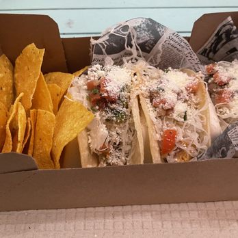 Pico's Taco Shack - Chicken tacos and  chips - Tacos Near Me - Brewster, Massachusetts