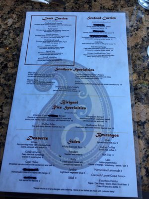 Menu photo 2 Himani Indian Cuisine Astoria, OR Menu photo 2 Himani Indian Cuisine Astoria, OR