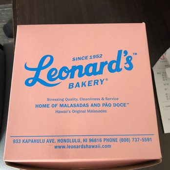 Leonard's Bakery - 1/2 dozen box - Bakeries Near Me - Honolulu, Hawaii Leonard's Bakery - 1/2 dozen box - Bakeries Near Me - Honolulu, Hawaii