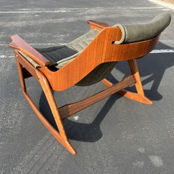 Modern For All - Jerry Johnson Rocker refinished, reupholstered to bring it back to life.