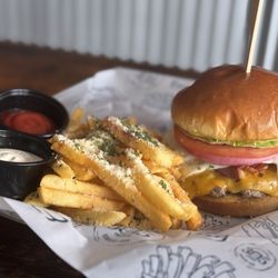 305 Degrees Burgers Bar - 305 degrees burger and truffle fries,