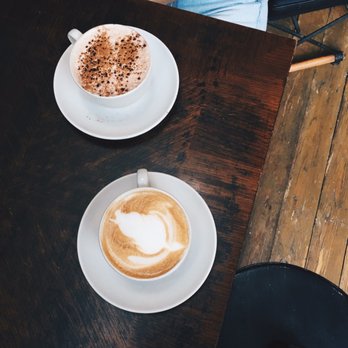 PRESS Coffee - Mocha Chai Latte and Lavender Latte - Coffee & Tea Near Me - San Antonio, Texas