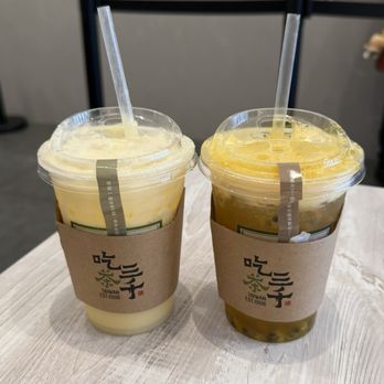 Chicha San Chen - Lemon Condensed Milk with Mango & Green Tea Passionfruit - Bubble Tea Near Me - Alhambra, California Chicha San Chen - Lemon Condensed Milk with Mango & Green Tea Passionfruit - Bubble Tea Near Me - Alhambra, California