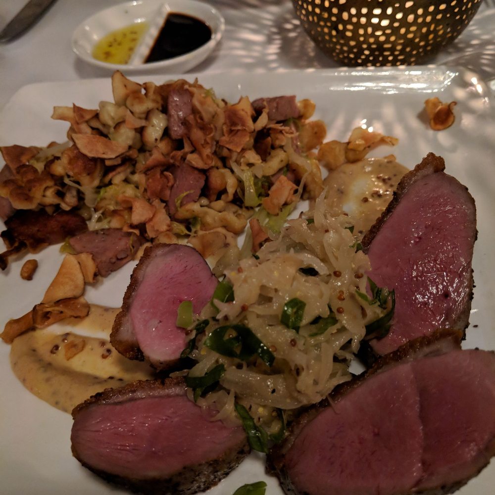 Brix & Mortar - Duck breast main entree. Really good! - Wine Bars Near Me - Vancouver, British Columbia Brix & Mortar - Duck breast main entree. Really good! - Wine Bars Near Me - Vancouver, British Columbia