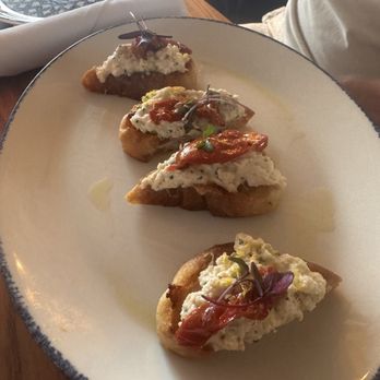 The Hampton Social - Virginia Beach - Shrimp and Crab Bruschetta - New American Near Me - Virginia Beach, Virginia The Hampton Social - Virginia Beach - Shrimp and Crab Bruschetta - New American Near Me - Virginia Beach, Virginia