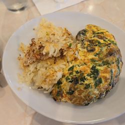 Colonial Diner - frittata and hash browns