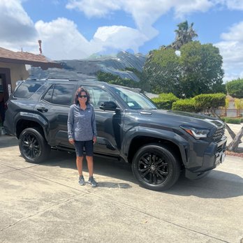 Car Buying Buddy - 2025 4 Runner Platinum with its proud owner - Car Dealers Near Me