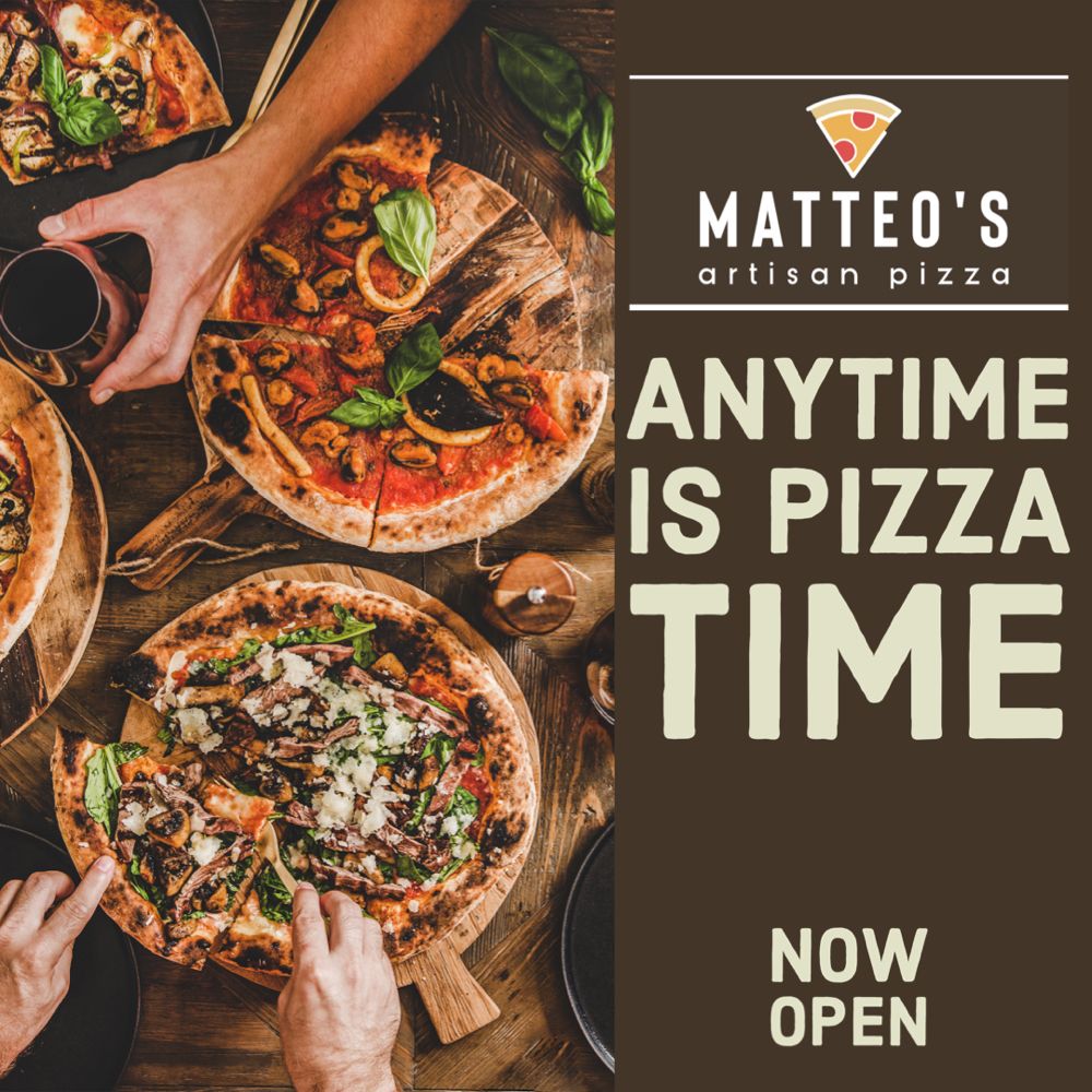 Matteo’s Artisian Pizza Logo