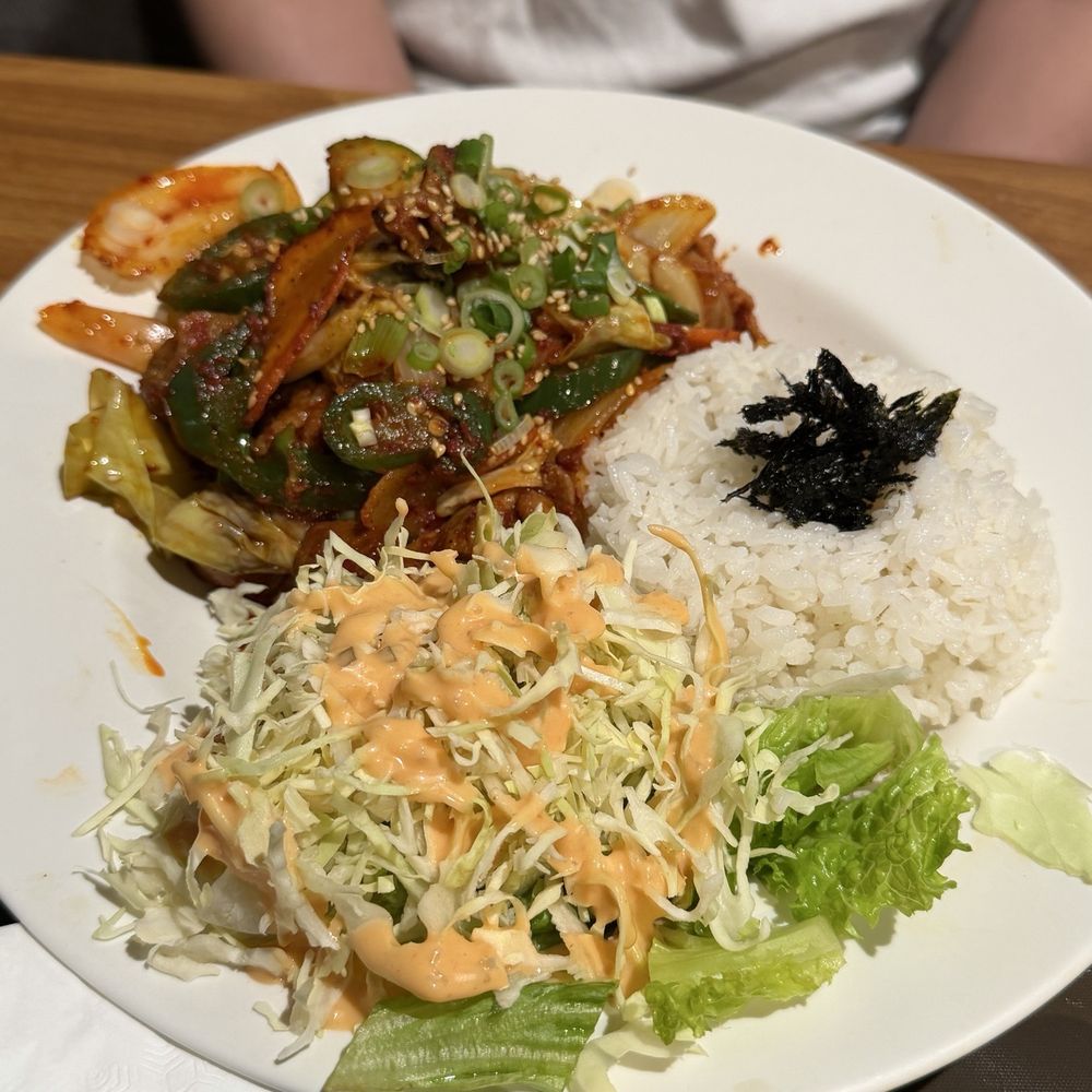Gaju Gimbap - Spicy Pork with Rice - Korean Near Me - Los Angeles, California Gaju Gimbap - Spicy Pork with Rice - Korean Near Me - Los Angeles, California