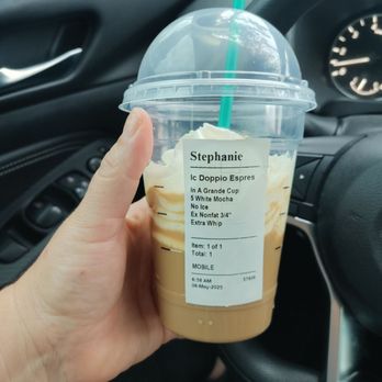 Starbucks - The iced espresso I ordered and what I actually got. - Coffee & Tea Near Me - Panama City Beach, Florida