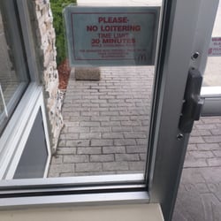 McDonald's - No hanging around! LOL!