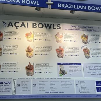 Berry Divine Acai Bowls - You can choose a bowl that's already premade, but I like building my own bowl - Juice Bars & Smoothies Near Me - Tempe, Arizona Berry Divine Acai Bowls - You can choose a bowl that's already premade, but I like building my own bowl - Juice Bars & Smoothies Near Me - Tempe, Arizona
