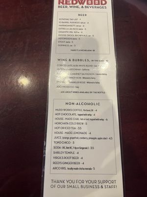 Menu photo 3 Redwood Portland, OR Menu photo 3 Redwood Portland, OR