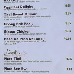 Manna Thai Kitchen - MENU